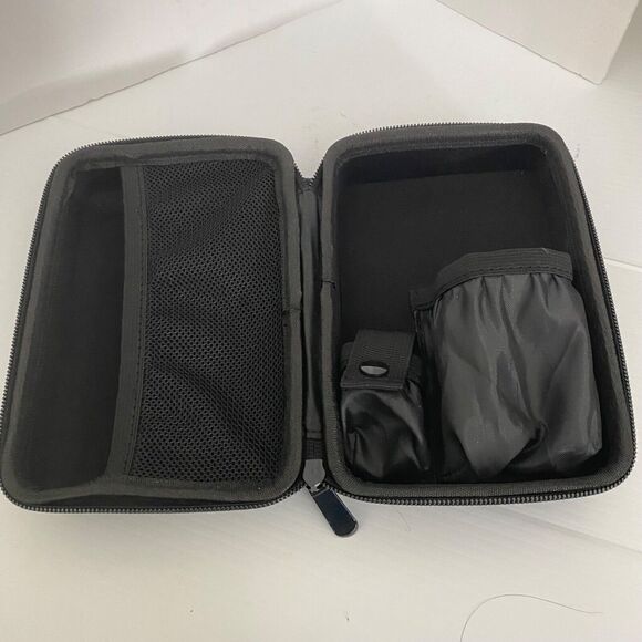 Black Hard Carry Case Pouch Bag Zipper Pouch 2.5" HDD GPS Garmin Nuvi Portable - Picture 2 of 6